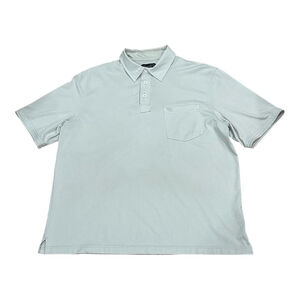 Arnold Palmer Polo Shirt Mens Large Gray Pocket Golf Knit Performance Casual